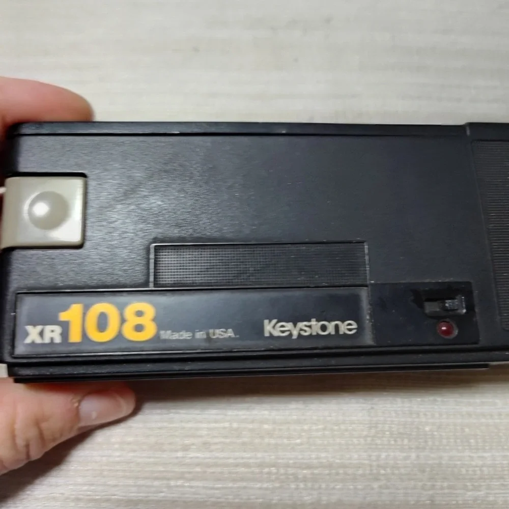 Vintage Black Film Pocket Camera Keystone XR108  - EverFlash Vintage‎ Untested